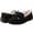 Black, variant on GLOBALWIN Women's Moccasins Shoes Winter Indoor Outdoor Faux Fur Lined Slippers Black 8M