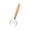 🍟 Size S, variant on Manual Dough Mixer with Stainless Steel Coil and Wooden Handle for Baking and Flour Mixing