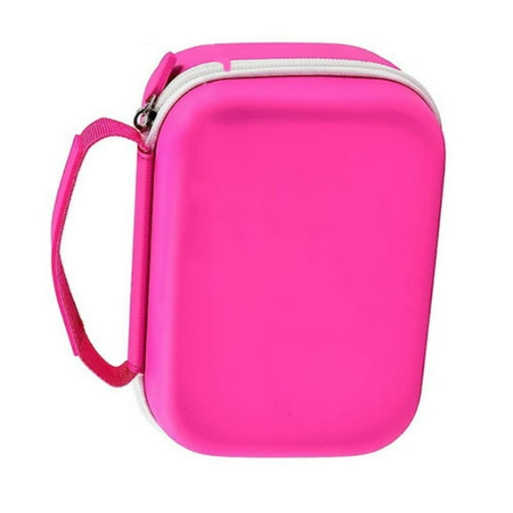 COOLHOOD Hard Shell Digital Camera Case Small Travel Camera Storage Holder for Card Charging Adapter