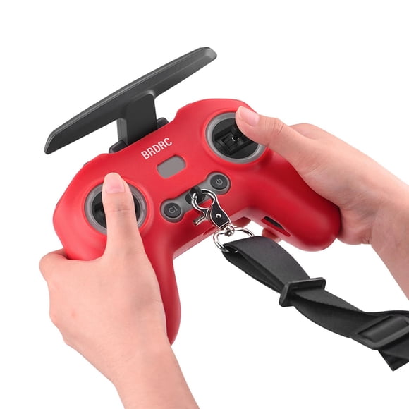 Funda protectora de de silicona para controlador Combo, accesorios de para Combo, funda protectora de de silicona a prueba de Cordón rojo + negro