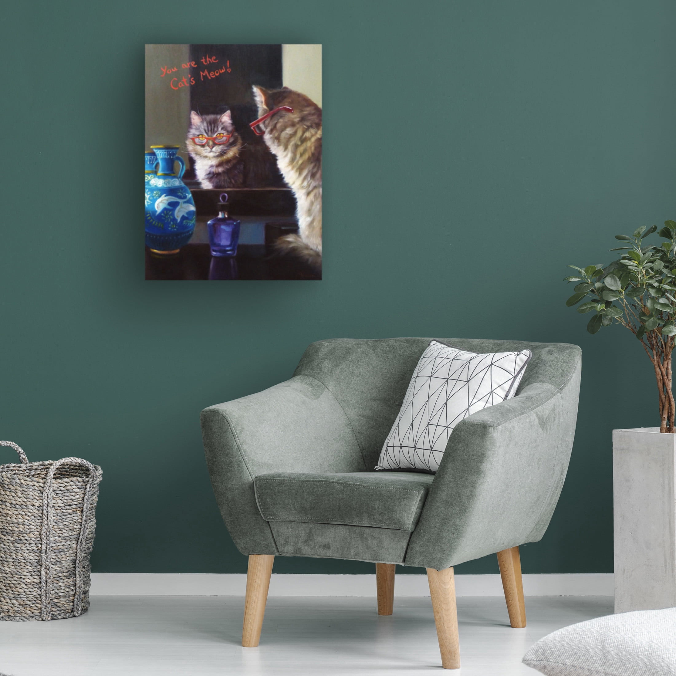 Canvas Wall Art - Lucia Heffernan 'Affirmation 4' Wall Art for Living Room, Bedroom, or Office Décor by Trademark Fine Art - 14 x 19 Inches