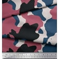 thumbnail image 2 of Soimoi Poly Georgette Fabric Two Tone With White Camouflage Print Fabric by Yard 52 Inch Wide, 2 of 3