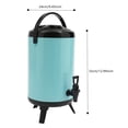 thumbnail image 3 of Stainless Steel Insulated Beverage Dispenser, Insulated Beverage Container with Spout, Cold and Hot Drink Dispenser for Parties, 3 of 13