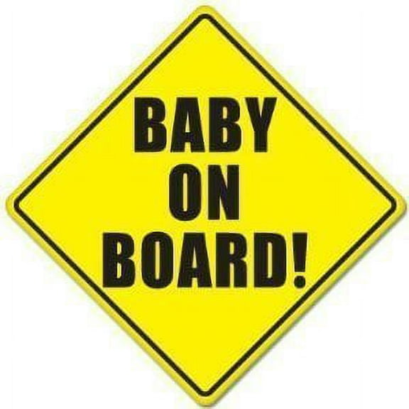 Baby on Board Baby Safety Sign Car Sticker 5" X 5"
