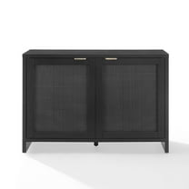 Crosley Furniture Kenji Record Storage Media Console In Black