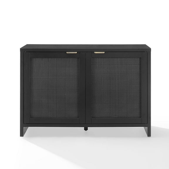 Crosley Furniture Kenji Record Storage Media Console In Black