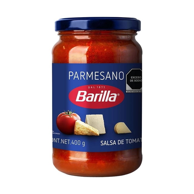 Salsa de tomate Barilla sabor parmesano 400 g
