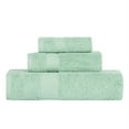 thumbnail image 2 of Superior Kendell Egyptian Cotton 3-Piece Towels Set, Sea Foam, 2 of 11