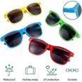 thumbnail image 4 of 12-pack multi-colored sunglasses for kids or adults, beach and pool accessories with UV protection, 4 of 5