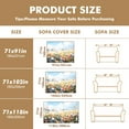 thumbnail image 5 of Throw Sofa Cover Soft Washable Decorative Couch Covers for 3 Cushion with Tassels Furniture Protector for Pets and Kids 71x102in, 5 of 5