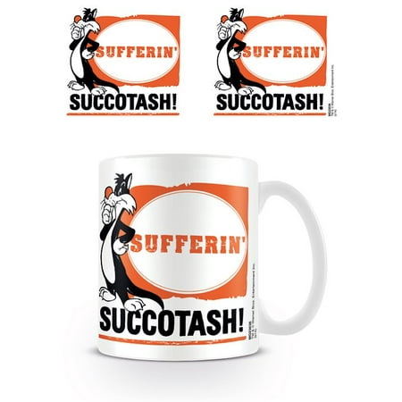 Takes Mug - Looney Tunes - Ceramic Coffee Mug / Cup (Sylvester The Cat - Sufferin' Succotash!)