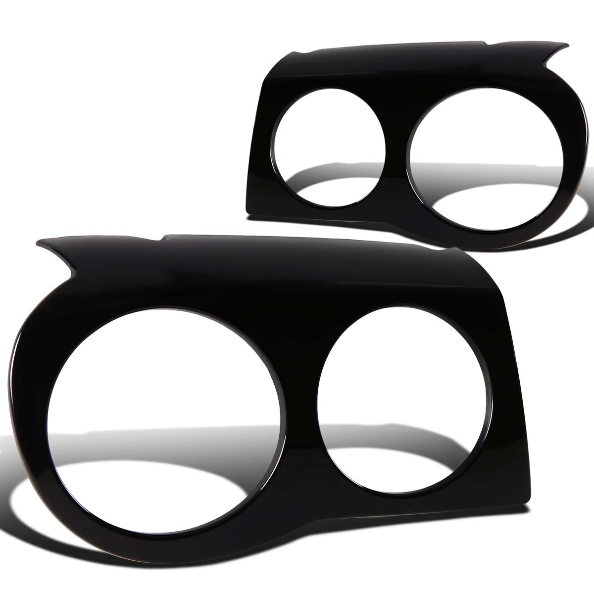 For 2005 to 2010 Chrysler 300C 1st Gen 2pc ABS Plastic Headlight Covers