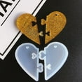 thumbnail image 5 of Love Heart Charms Pendant Silicon Mold DIY Making Jewelry Resin Mould Craft, 5 of 5