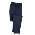 thumbnail image 3 of Women's Pockets Elastic Waist Straight Solid Color Casual Pants Pants, 3 of 3