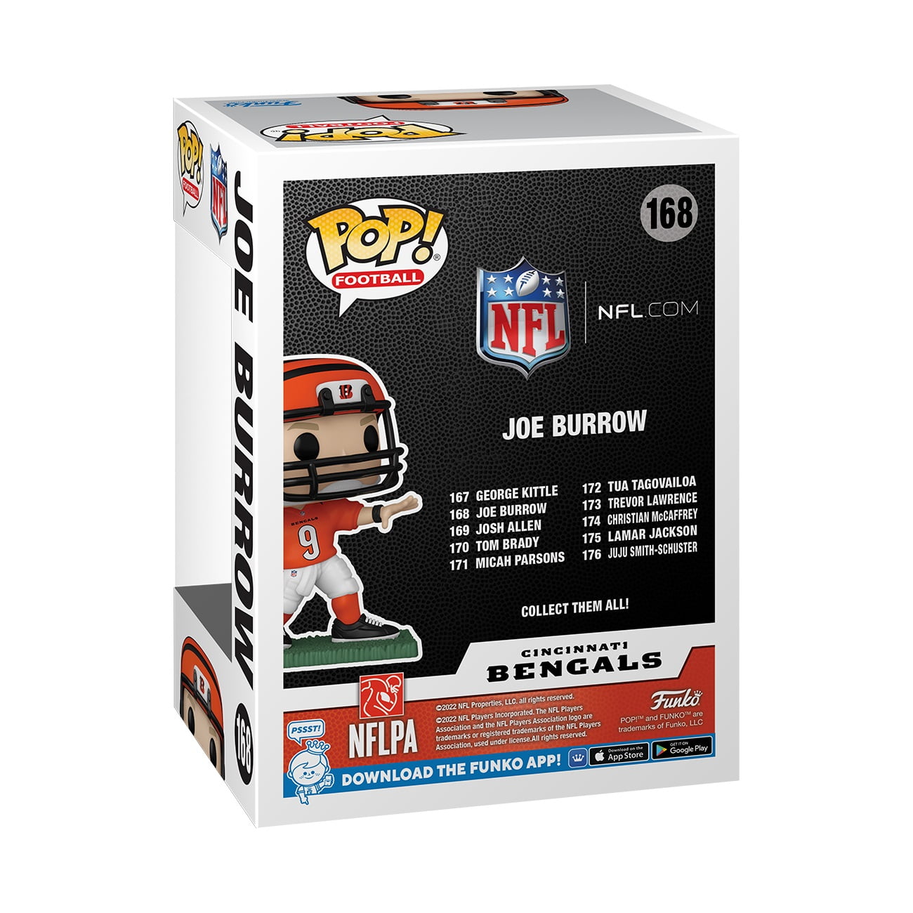 Funko Pop! NFL: Cincinnati Bengals - Joe Burrow Vinyl Figure