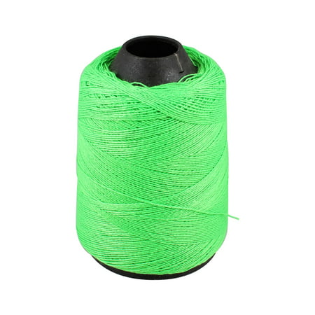 Unique Bargains Unique Bargains Tapered Plastic Spool Green String Hand Machine Embroidery Sewing