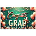 thumbnail image 1 of Celebratory Banner Graduation Theme Decorative Design Congrats Graduation Event for Party Ceremony Indoor, 1 of 5