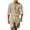 Khaki, variant on Paiyanr Cotton Linen Sets for Men Summer Breathable Shirts Shorts 2 Piece Outfits Solid Color Casual Long Sleeves Drawstring Waist Beach Shorts Sets