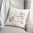 thumbnail image 3 of Creative Products My Favorite People Call Me Grandma 18x18 Spun Poly Pillow, 3 of 3