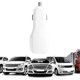 thumbnail image 4 of Cargador de coche rápido USB 3,0 portátil de 12-24V para teléfono, cámara, tableta, práctico accesorio para automóvil, color blanco, 4 of 5