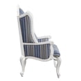 thumbnail image 3 of Chair with Wingback and Resin Queen Anne Legs, Blue, 3 of 5