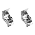 thumbnail image 4 of 2 soportes plegables con tornillo, bisagras autoblocantes multifuncionales, soporte de extensión para estantes de cocina, oficina, sofá, escritorio. Plata, 4 of 8