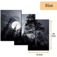 thumbnail image 4 of Hieng Abstract Canvas Wall Art, Painting Prints, Feather Pictures Modern Wall Decor for Living Room Bedroom Office Home Decor -（Only canvas）, 4 of 6