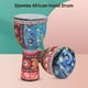 thumbnail image 2 of Tambor de mano africano de 8 pulgadas, tambor de percusión portátil Djembe, 2 of 8