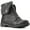 Black/Fabric/Fleece, variant on Cliffs by White Mountain Womens Duette Faux Fur Cold Weather Ankle Boots