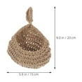 thumbnail image 5 of WEUVEB Natural Cotton Rope Hanging Wall Basket for Kitchen Storage of Onions Garlic and Vegetables, 5 of 8