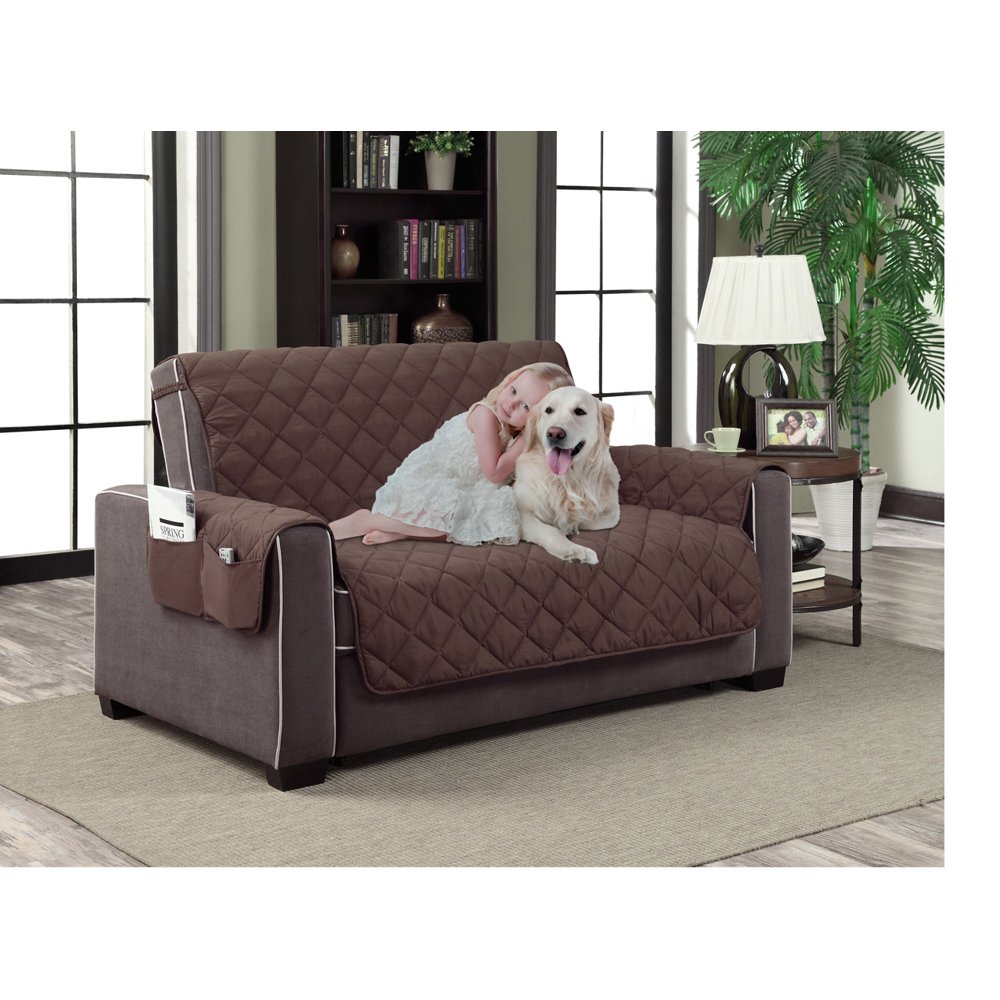 Home Dynamix Slipcovers All Season Quilted Microfiber Pet Furniture