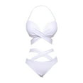 thumbnail image 2 of Mujeres Bikini Set Traje de natación Damas Traje de baño elegante Botty Bottom para actividades de agua en la playa Vacaciones Fiesta de la piscina de, 2 of 10