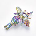 thumbnail image 3 of Plated Alloy Bead Cage Pendants Bee Colorful Hole: 4x4.5mm 36x34x12mm Inner Measure: 8.5mm, 3 of 4