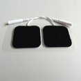 thumbnail image 4 of Lot de 10 Tampons 4x4 cm, 20 Pcs, Tampons de Remplacement Réutilisables Sans Latex, Tampons Électrodes avec Gel d'Électrode Autocollant Amélioré et Conception Non Irritante pour Stimulateur Musculaire Électrothérapie (Calibre 2,0), 4 of 5