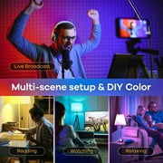 Smart Light Bulbs, Linkind Matter Wifi Color Changing LED Light Bulbs, 9W (60Watt Eqv), A19 E26 RGB Dimmable Smart Light Bulbs Work with Alexa, Google Home, Smartthings, Music Sync, 4 Pack