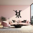 thumbnail image 4 of LaModaHome Dance Couple Metal Wall Art, Elegant Ballroom Dancers Silhouette, Modern Home Decor, Unique Anniversary Gift, Contemporary Wall SculptureHome Decoration Gift -35.4"x39"/90x99.cm, 4 of 5