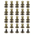thumbnail image 1 of Unique Bargains 4mm Ball Head Stud Rivets Screw Back, 20Pack Round Head Button Nipple Rivet, Bronze Tone, 1 of 7