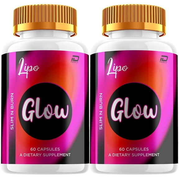 Lipo Glow Keto Capsules - LipoGlow Advanced Formula, Lipo Glow Keto Pills Maximum Strength, 2 Pack, 120 Capsules