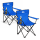 thumbnail image 1 of 2 Sillas Plegables CJR Azul para Playa Campamento y Exteriores, 1 of 9