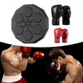 thumbnail image 2 of S SERENABLE Machine de Boxe Musicale Exercice Entraînement de Boxe Intérieur Musique Boxe Cible Murale Noir Adulte Rouge, 2 of 9