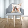 thumbnail image 3 of Hello Fall Havanese Scarf Welcome Autumn with Leaves Pumpkins Pillow Cushion Double Sided Havanese Dog Lover Gifts Idea Throw Pillow - 00011, 3 of 4
