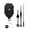 008 black second, variant on Pendulum Clock Movement Swing Wall Clock Motor with Hands Set Mechanism Replacement Clock Repair Part Accessories