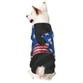 thumbnail image 5 of Uemuo Shark With USA Flag for Winter Dog Hoodie Sweatshirts with Pockets Warm Dog Clothes for Small Dogs Chihuahua-Medium, 5 of 8