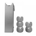 thumbnail image 3 of Lemetow One Set  Precision Aluminum Alloy Solid Metal Dices With Portable Box Poker Party Game Portable Dice Man Boyfriend Gift, 3 of 10