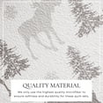 thumbnail image 2 of Great Bay Home Rustic Lodge Reversible Reversible Quilt Set With Shams (Twin, Moose - Grey), 2 of 6