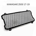 thumbnail image 3 of Acero Inoxidable Motocicleta Radiador Rejilla Parrilla Cubiertas Enfriador Protector Cubierta Bisel Protector para Kawasaki Z650 Z 650 2017 2018 2019 negro Soledad cubierta protectora parrilla, 3 of 6