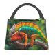 thumbnail image 1 of Fotbe Chameleon Bolsa Térmica Portátil con Estampado, Bolsa de Entrega de Alimentos Aislada, Bolsa Reutilizable de Gran Capacidad para Comidas y Supermercado, 1 of 6