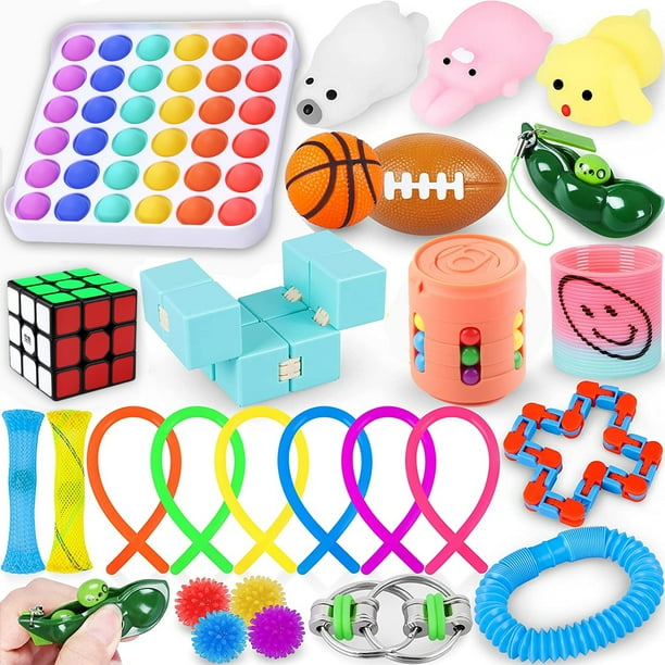 26PCS Fidget Packs Toy Bundle Figetget Toys Set, Stress Relief Balls