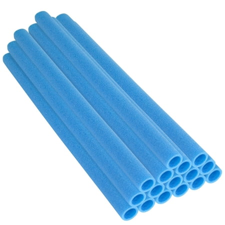 33 Inch Trampoline Pole Foam sleeves, fits for 1.5" Diameter Pole - Set of 16 -Blue