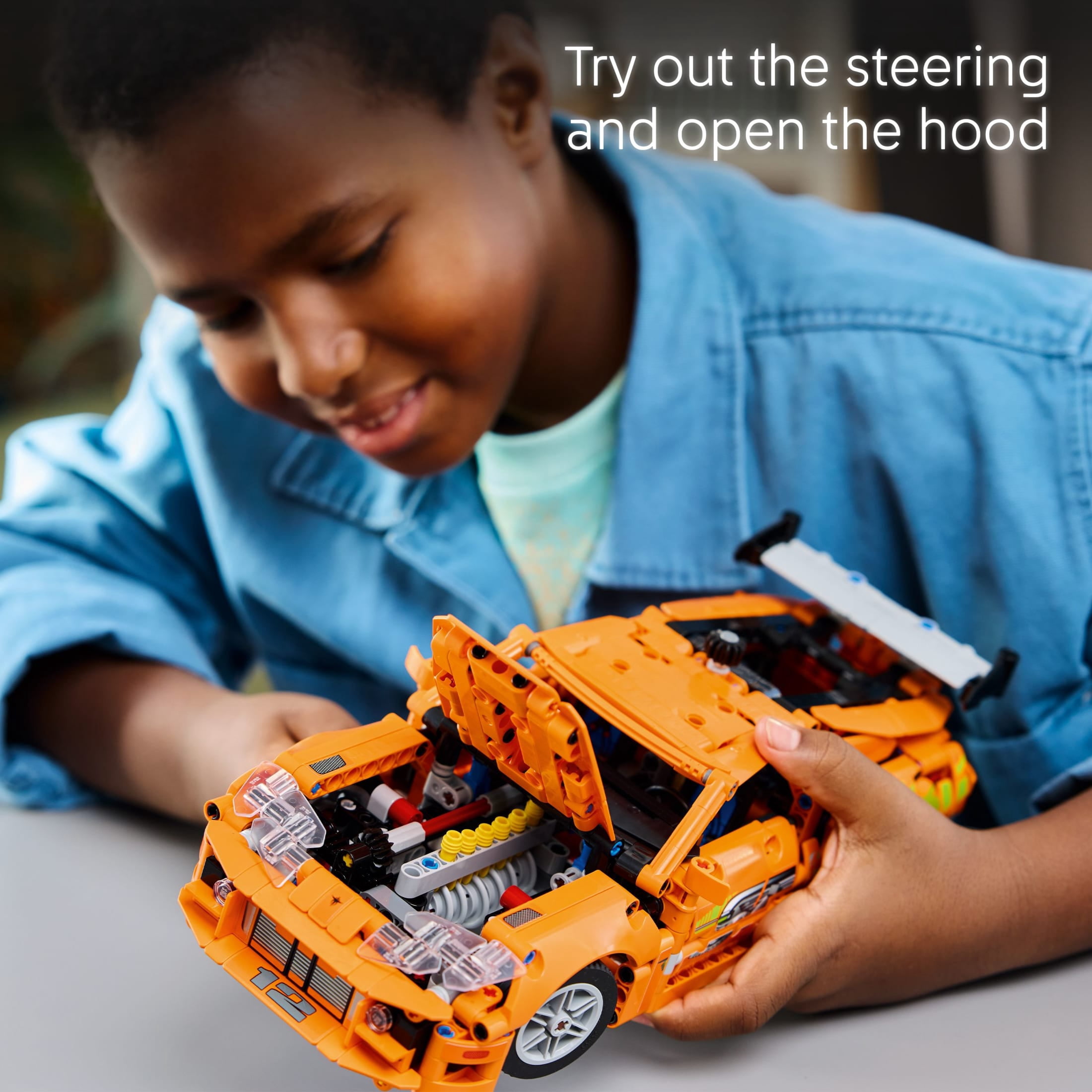 LEGO Technic Fast and Furious Toyota Supra MK4 Building Kit- Toy Car for Kids, Boys, and Girls, Ages 9+ - Gift for Birthdays - Realistic Engineering Details - 42204